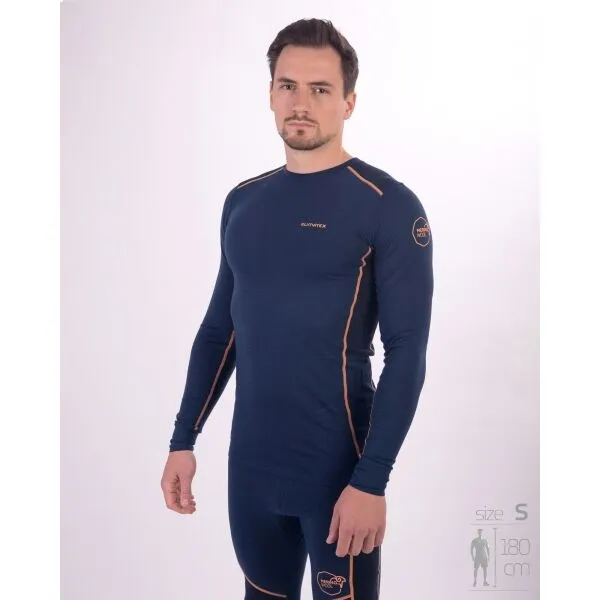 Klimatex TASMAN MERINO Pánske merino blend tričko, tmavo modrá, veľkosť