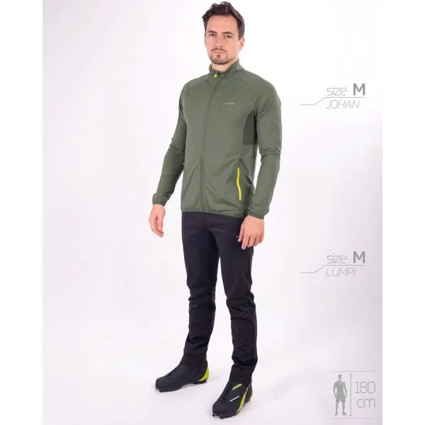 Klimatex JOHAN Pánska funkčná mikina, khaki, veľkosť