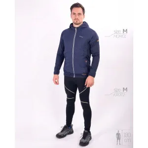 Klimatex MORIO1 Pánska hybridná mikina, tmavo modrá, veľkosť