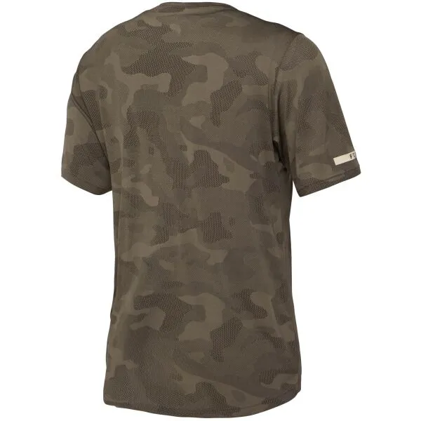 Fox RANGER TRU DRI SS Pánsky cyklistický dres, khaki, veľkosť