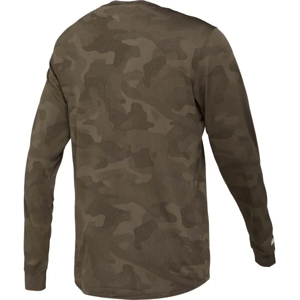 Fox RANGER TRU DRI LS Pánsky cyklistický dres, khaki, veľkosť