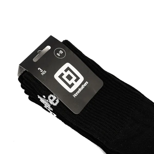 HORSEFEATHERS Ponožky Delete Premium Wmns 3Pack - black BLACK velikost 5 - 7