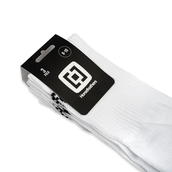 HORSEFEATHERS Ponožky Delete Premium Wmns 3Pack - white WHITE velikost 8 - 10