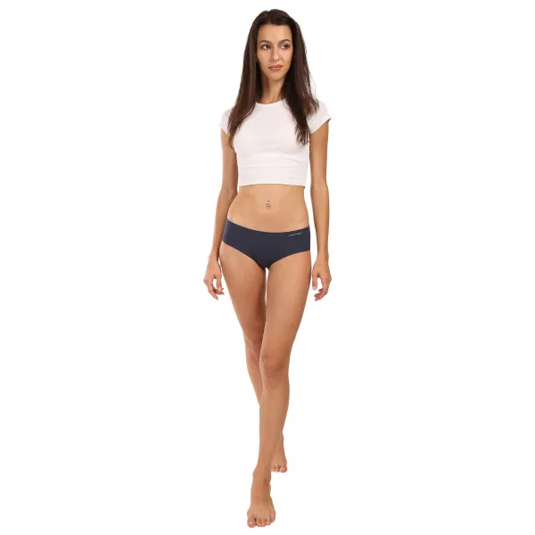 3PACK dámske nohavičky Calvin Klein bezšvové viacfarebné (QD3559E-31K) S