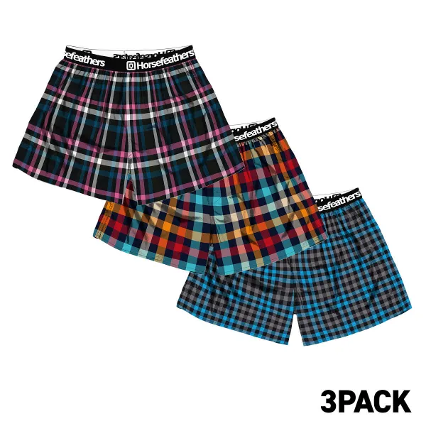3PACK pánske trenky Horsefeathers Clay Bundle 2 (AM283B) M, trenírky