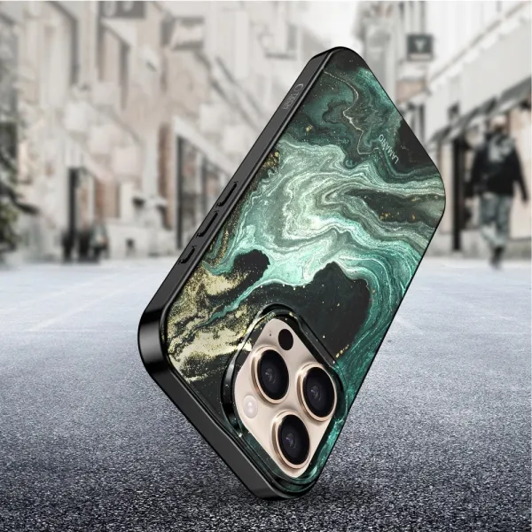 Tech-Protect Lamano MagSafe kryt na iPhone 16 Pro, verde aura
