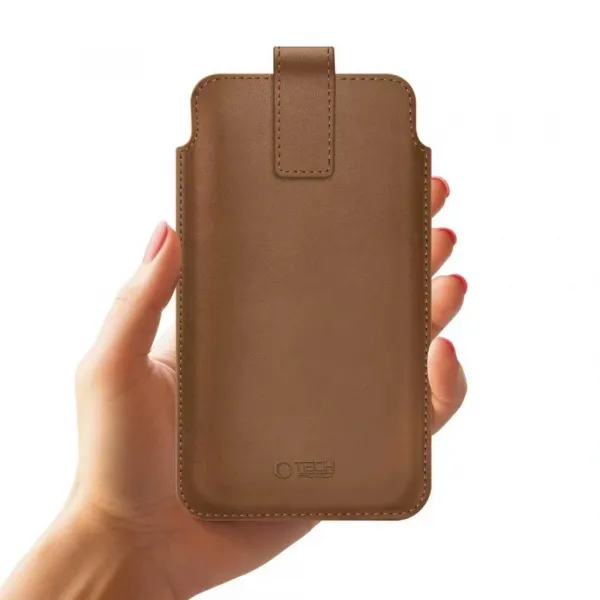 TECH-PROTECT SM65 Univerzálne puzdro na mobil 6 - 6,9" BROWN