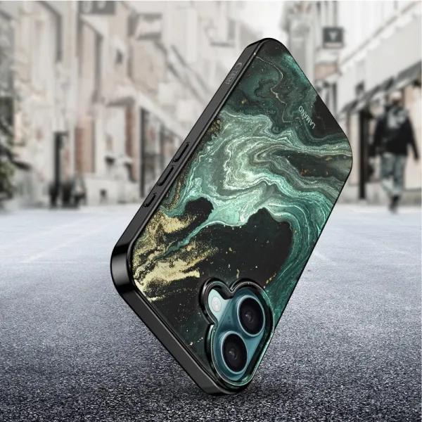 Tech-Protect Lamano MagSafe puzdro, iPhone 16, verde aura