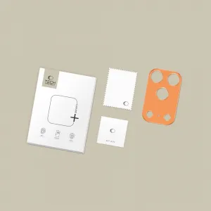 Tech-Protect CamAlloy Fit ochranné sklo na kameru na iPhone 17 Pro Max, oranžové