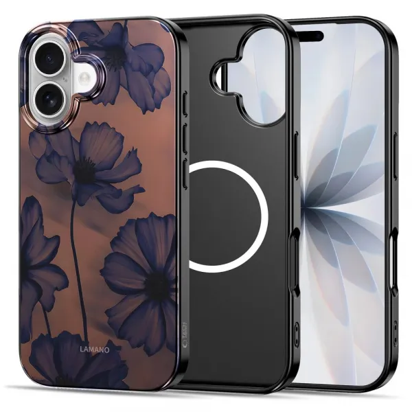 Tech-Protect Lamano MagSafe obal, iPhone 17, velvet night