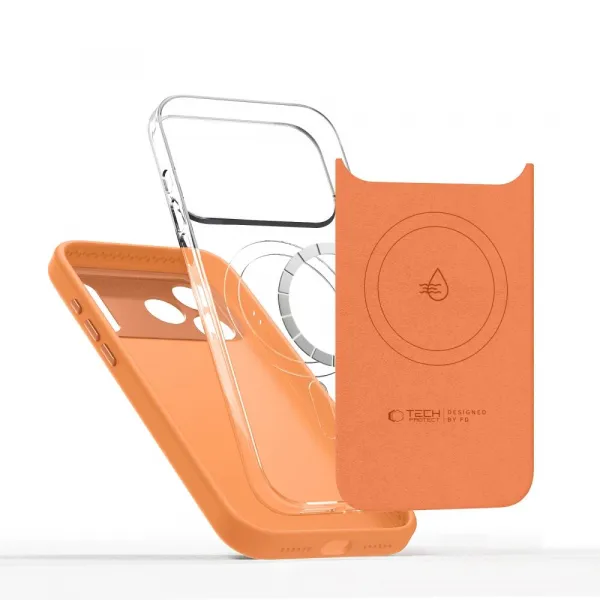 Tech-Protect Uniq MagSafe obal, iPhone 17 Pro, oranžový