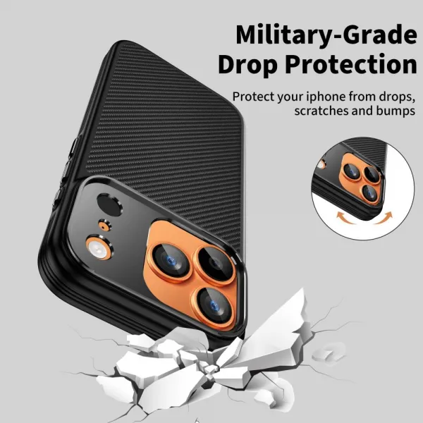 Tech-Protect Kevlar Aramid CC MagSafe puzdro, iPhone 17 Pro, čierne