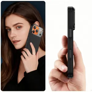 Tech-Protect Kevlar Aramid CC MagSafe puzdro, iPhone 17 Pro, čierne