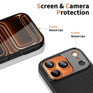 Tech-Protect Kevlar Aramid CC MagSafe puzdro, iPhone 17 Pro, čierne