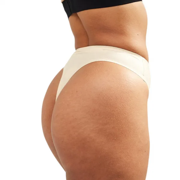 Menštruačné tangá Wuka bezšvové Stretch béžové (WST-nude) L - 3XL