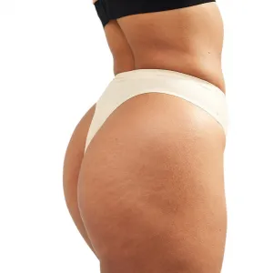 Menštruačné tangá Wuka bezšvové Stretch béžové (WST-nude) L - 3XL