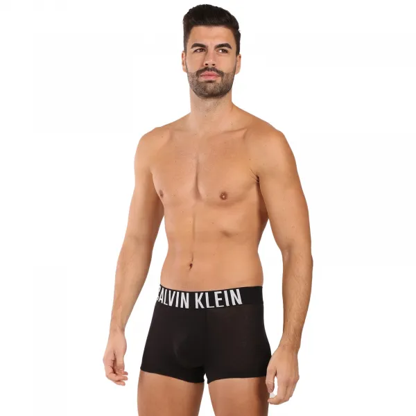 3PACK pánske boxerky Calvin Klein čierné (NB3608A-ZDM) M, trenky