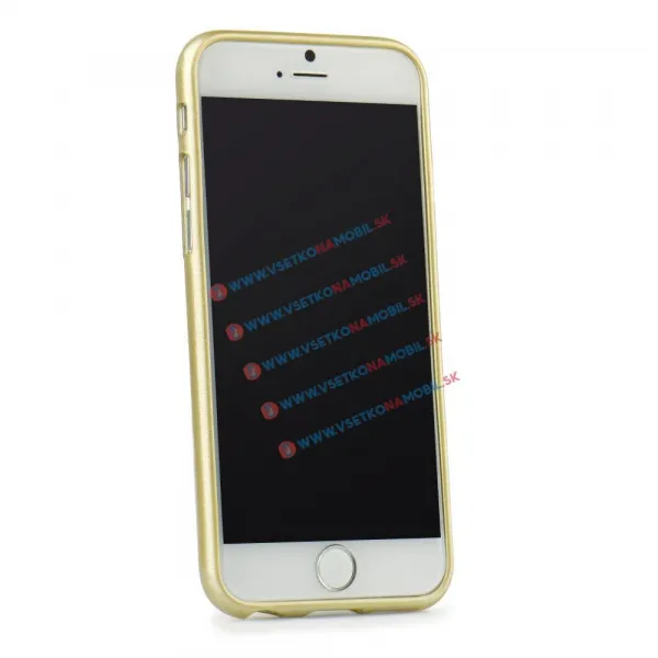 Silikónový obal iPhone 6 Plus / 6S Plus zlatý BRUSH
