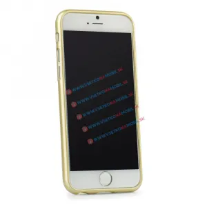 Silikónový obal iPhone 6 Plus / 6S Plus zlatý BRUSH