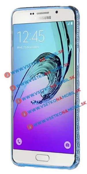 Gumený kryt Samsung Galaxy A5 2016 DIAMOND strieborný
