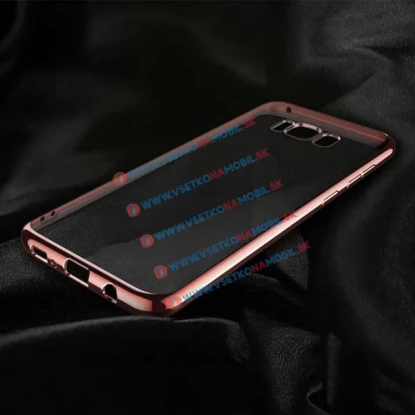 METALLIC Silikónový obal Samsung Galaxy S8 Plus ružový
