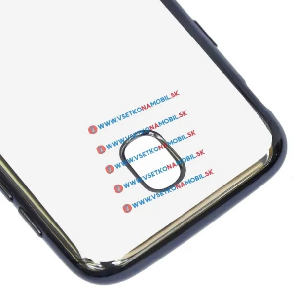 METALLIC Silikónový obal Samsung Galaxy J7 2017 (J730) čierny