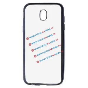 METALLIC Silikónový obal Samsung Galaxy J7 2017 (J730) čierny