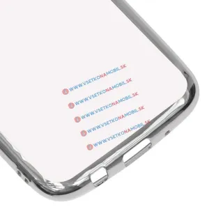 METALLIC Silikónový obal Samsung Galaxy J7 2017 (J730) strieborný