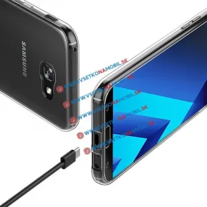Silikónový obal Samsung Galaxy A7 2017 (A720) priehľadný