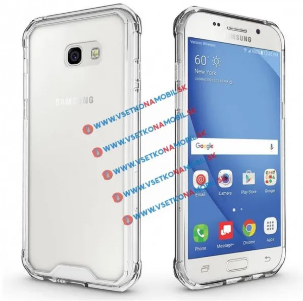SHOCK Ochranný kryt Samsung Galaxy A7 2017 (A720) priehľadný