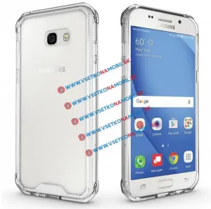 SHOCK Ochranný kryt Samsung Galaxy A7 2017 (A720) priehľadný