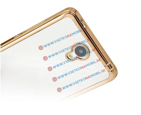 METALLIC Silikónový obal Xiaomi Redmi Note 2 zlatý