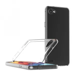Silikónový obal LG Q6 priehľadný