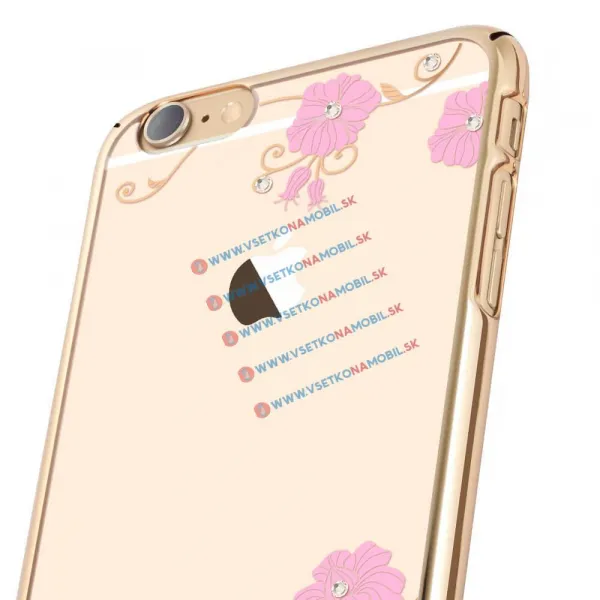X-FITTED SWAROVSKI obal Apple iPhone 6 Plus / 6S Plus zlatý (0055)