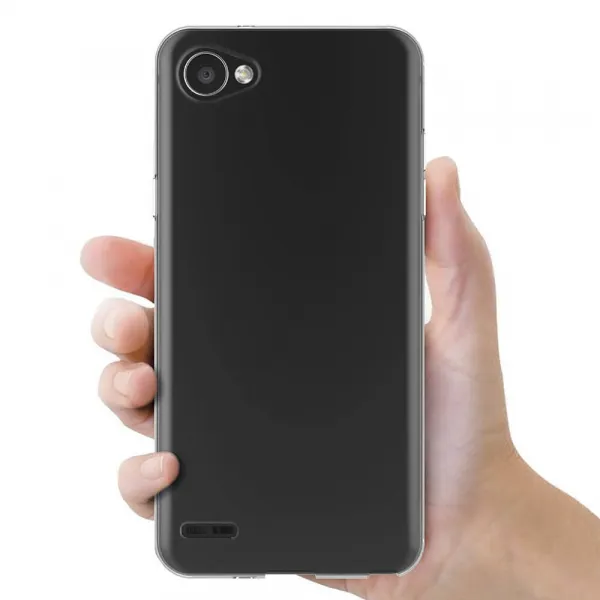 Silikónový obal LG Q6 priehľadný