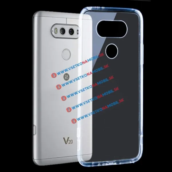 Silikónový obal LG V20 mini priehľadný