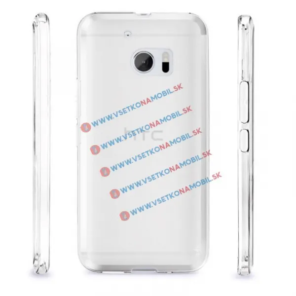 Silikónový obal HTC Lifestyle 10 priehľadný