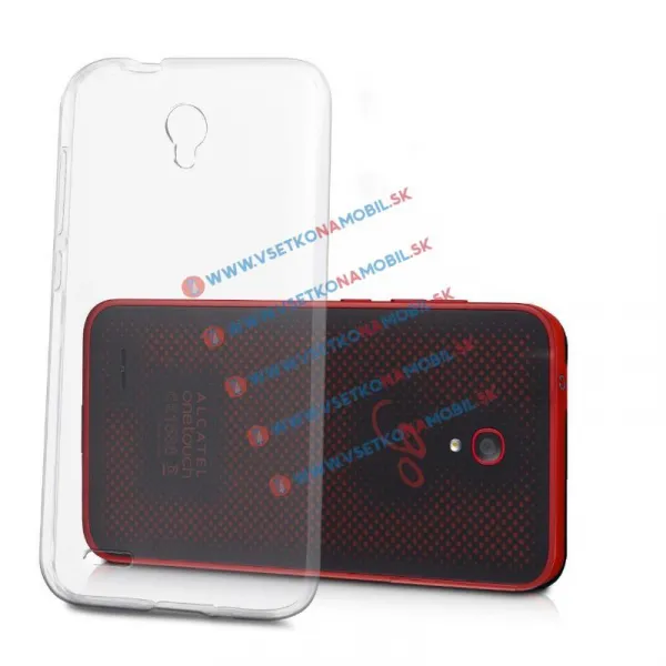 Silikónový obal Alcatel Onetouch GO Play priehľadný