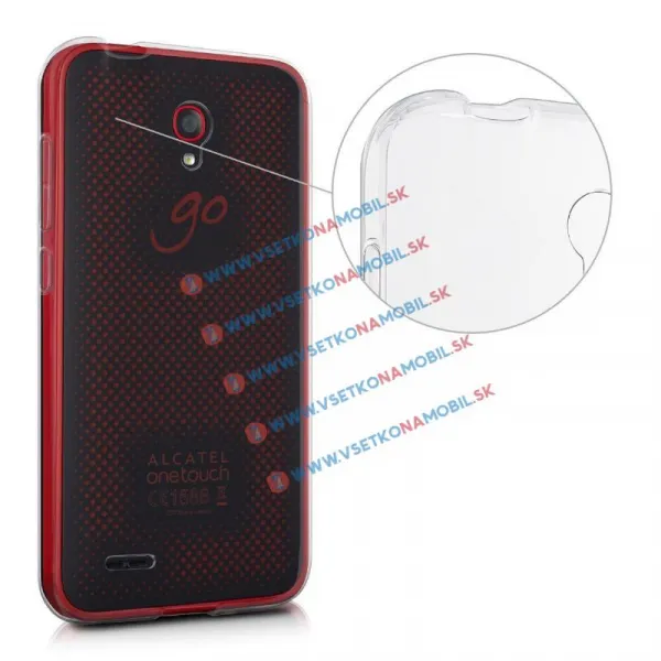 Silikónový obal Alcatel Onetouch GO Play priehľadný