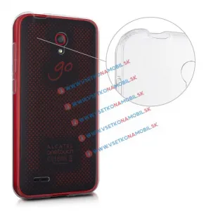 Silikónový obal Alcatel Onetouch GO Play priehľadný