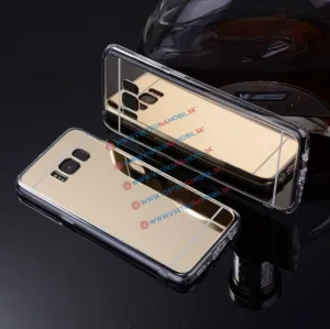 Zrkadlový silikónový obal Samsung Galaxy S8 Plus zlatý