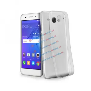 Silikónový obal Huawei Y3 2017 priehľadný