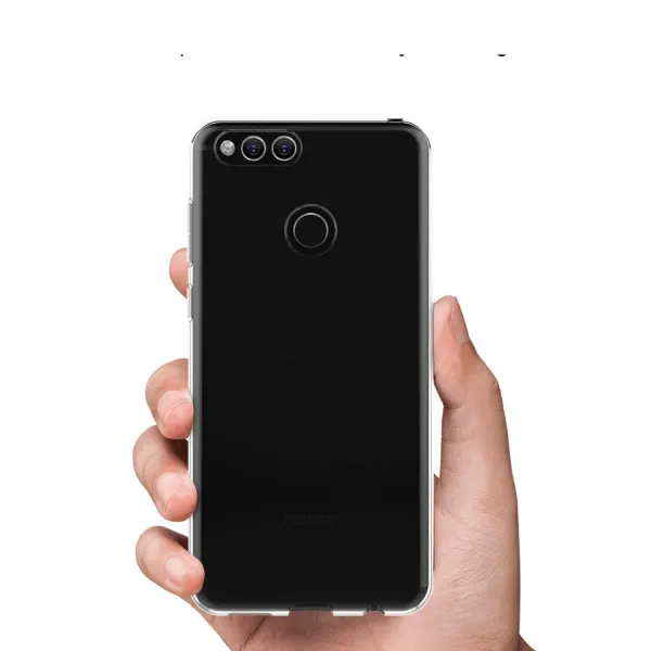 Silikónový priehľadný obal Honor 7X priehľadný
