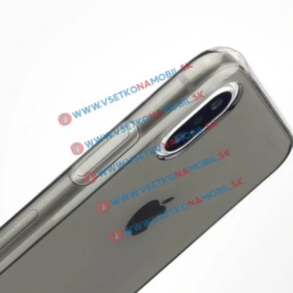 Silikónový obal Apple iPhone X / XS šedý