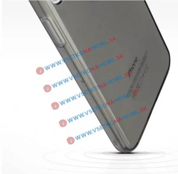 Silikónový obal Apple iPhone X / XS šedý
