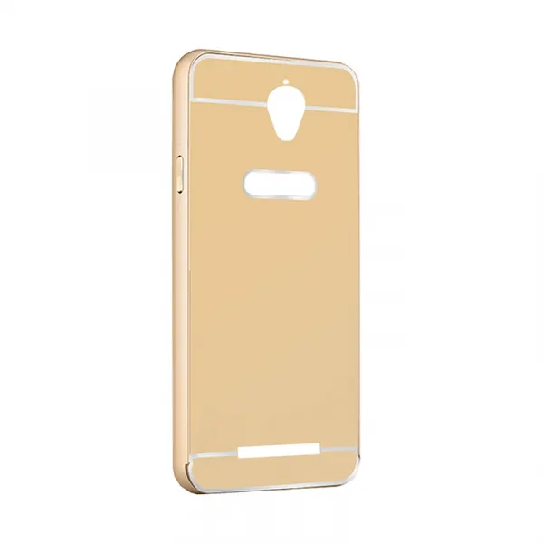 Ochranný zrkadlový obal Asus ZenFone Go 4,5" (ZC550TG) zlatý