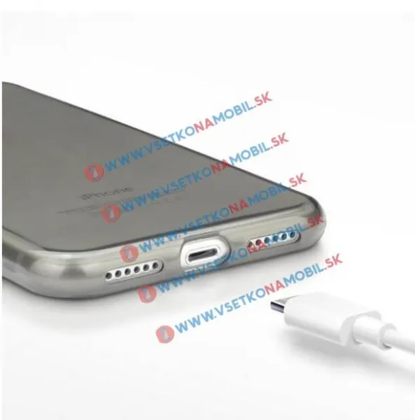 Silikónový obal Apple iPhone X / XS šedý