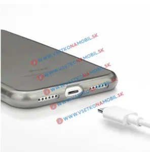 Silikónový obal Apple iPhone X / XS šedý