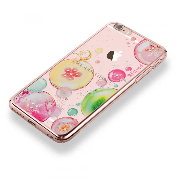 X-FITTED SWAROVSKI obal Apple iPhone 6 Plus / 6S Plus ružový (0050)