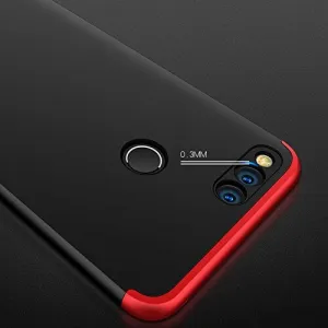 360° Ochranný kryt Honor 7X červeno-čierny